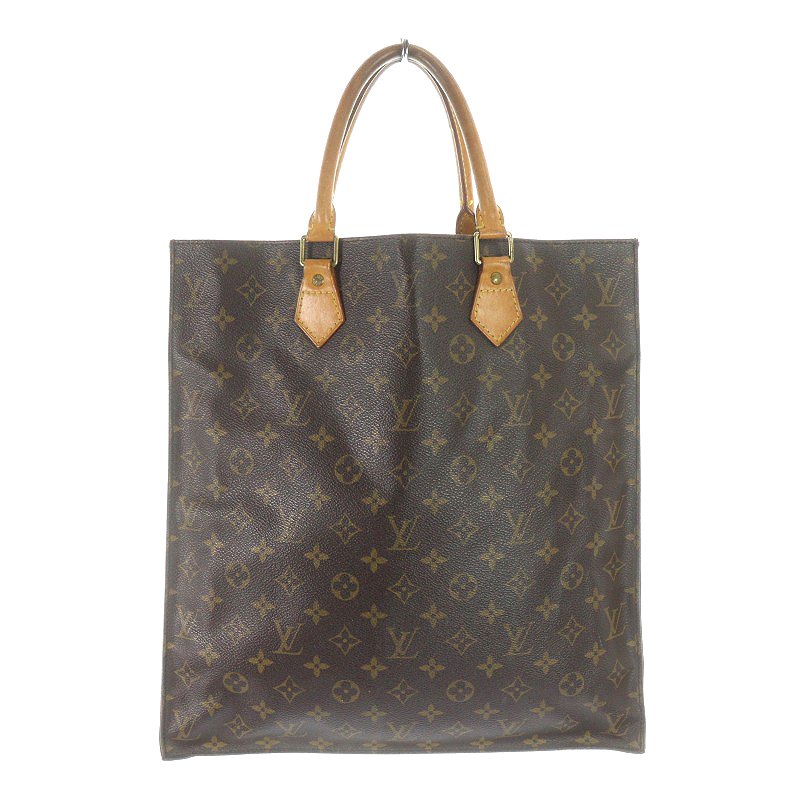 ルイヴィトン LOUIS VUITTON モノグラム サック プラ トートバッグ 