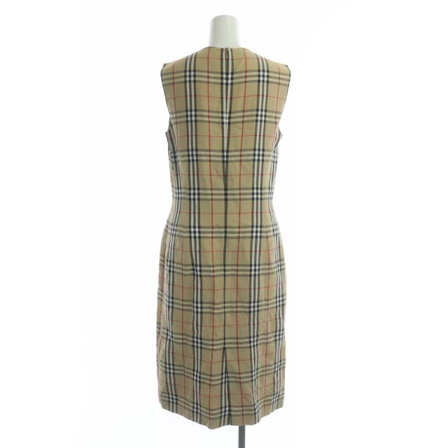 BURBERRY ノースリーブ ひざ丈ワンピース 40 BURBERRY ノースリーブ ひざ丈ワンピース 40