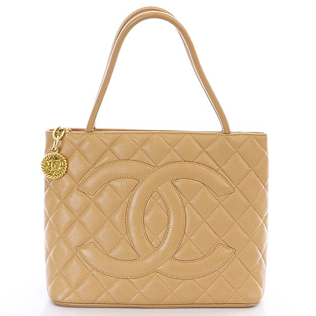 シャネル CHANEL 復刻 トートバッグ ハンドバッグ キャビアスキン  
