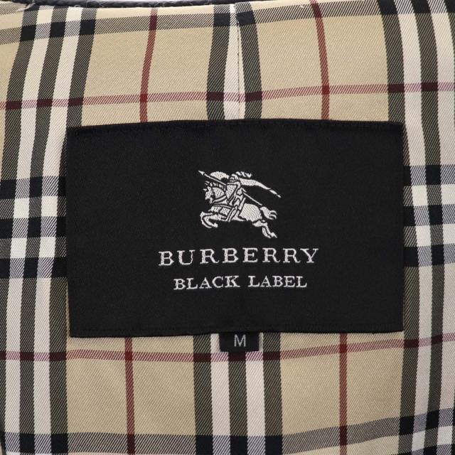 BURBERRY BLACK LABEL ピーコート 裏地 ノバチェック M BURBERRY Black Label Denim Pea Coat Nova Check Men's Black
