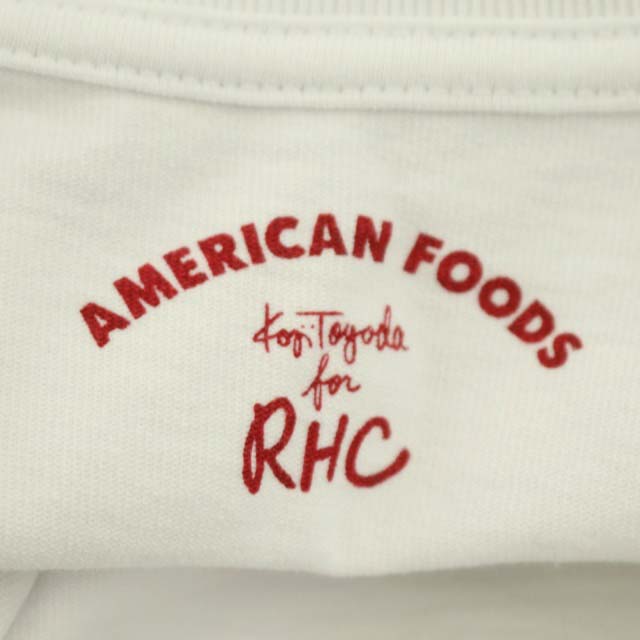RHC ロンハーマン American foods Tシャツ　レディース RHC ロンハーマン“ピザ＆ドーナツ”プリントTシャツ