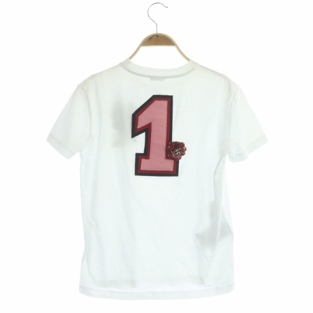 MIU MIU ビジュー付き半袖Tシャツ（ビジュー MiuMiu(ミュウ