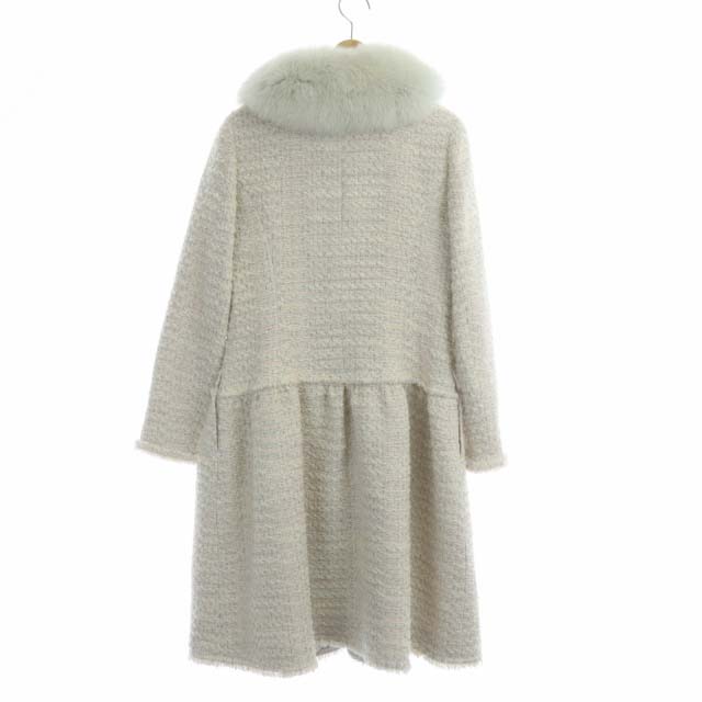 ルネ Rene ツイードコート フォックスファー LESAGE社製生地 アウター  