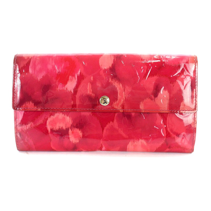 ルイヴィトン LOUIS VUITTON ヴェルニ ポルトフォイユ サラ イカット  