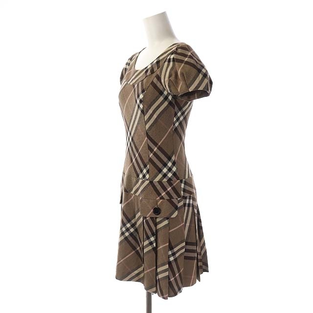 バーバリーブルーレーベル BURBERRY BLUE LABEL ノバチェック ウール  