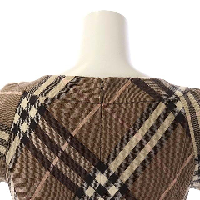 バーバリーブルーレーベル BURBERRY BLUE LABEL ノバチェック ウール  