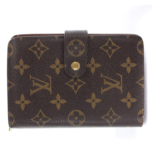ルイヴィトン LOUIS VUITTON モノグラム ポルト パピエジップ 二つ折り  