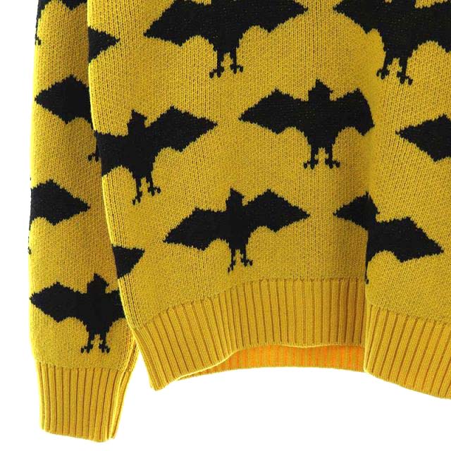 グッチ GUCCI Bat Jacquard Knit ジャガードニット アルパカ混 