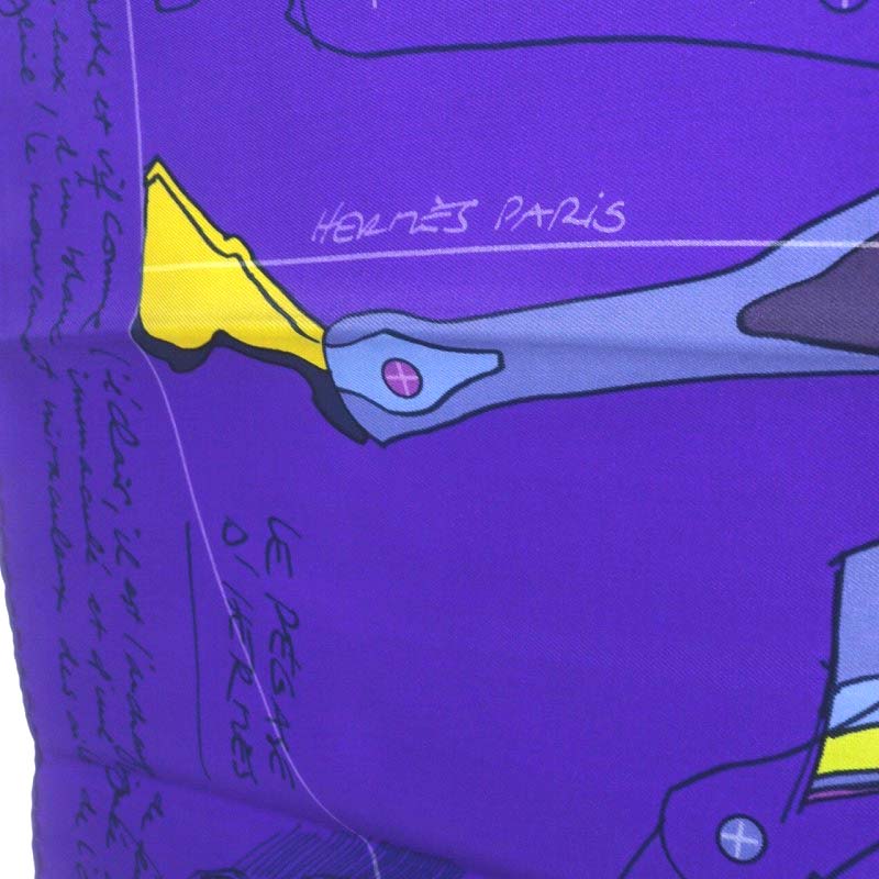 未使用品 エルメス HERMES スカーフ カレ90 エルメスのペガサス LE