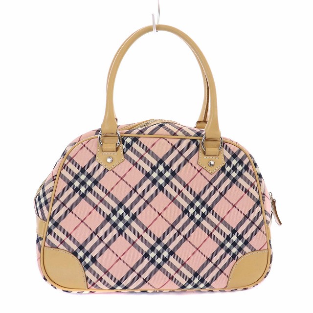 BURBERRY｜ナイロンレザーボストンバッグ （バッグ】BURBERRY