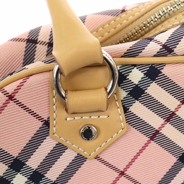 Burberry Blue Label ボストンバッグ オレンジ Burberry Blue Label ボストンバッグ オレンジ