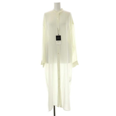 未使用品 ノーク N.O.R.C NORC バンドカラーシャツワンピース ロング  