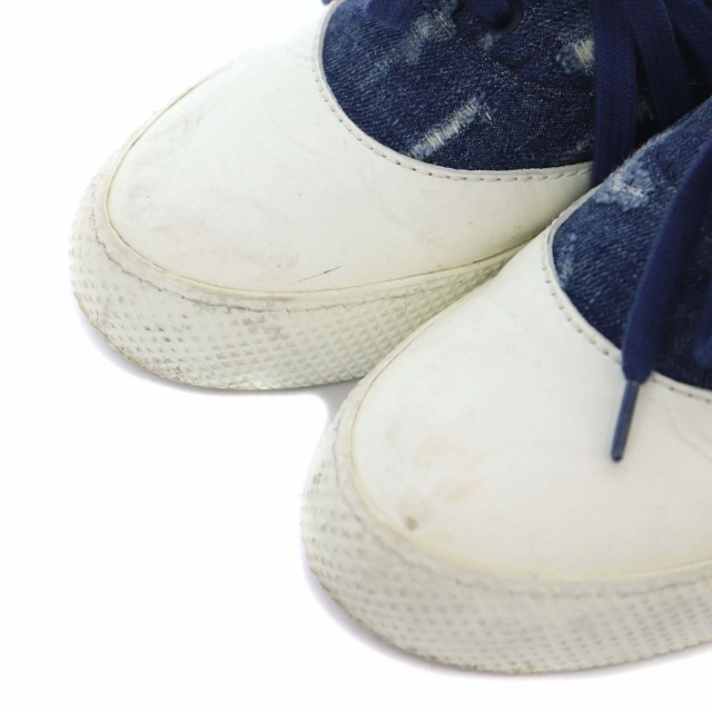 ミュウミュウ miumiu スニーカー シューズ ローカット デニム バイ