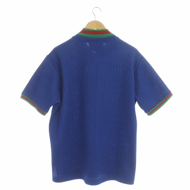 グッチ GUCCI × アディダス adidas ポロシャツ 半袖 ニット調 切替