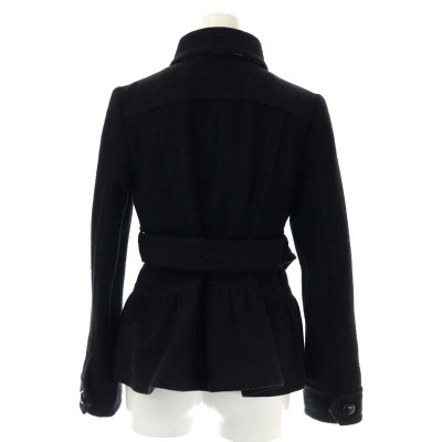 BURBERRY BLUE LABELフレアコート ブラック 36