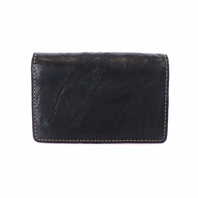 新品★ポールスミス★オールドレザー2 メンズ カードケース 名刺入れ★ブラック黒 Paul Smith 【名入れ】ポールスミス 名刺入れ メンズ レザー