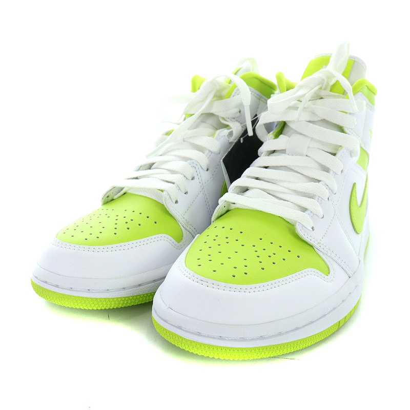 ナイキ NIKE WMNS Air Jordan 1 Mid White Lime ウィメンズ エア 