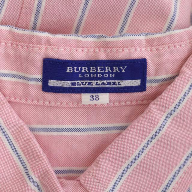 バーバリーブルーレーベル BURBERRY BLUE LABEL ストライプ シャツ 
