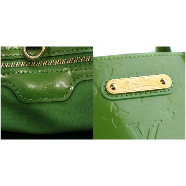 ルイヴィトン LOUIS VUITTON モノグラム ヴェルニ ウィルシャー