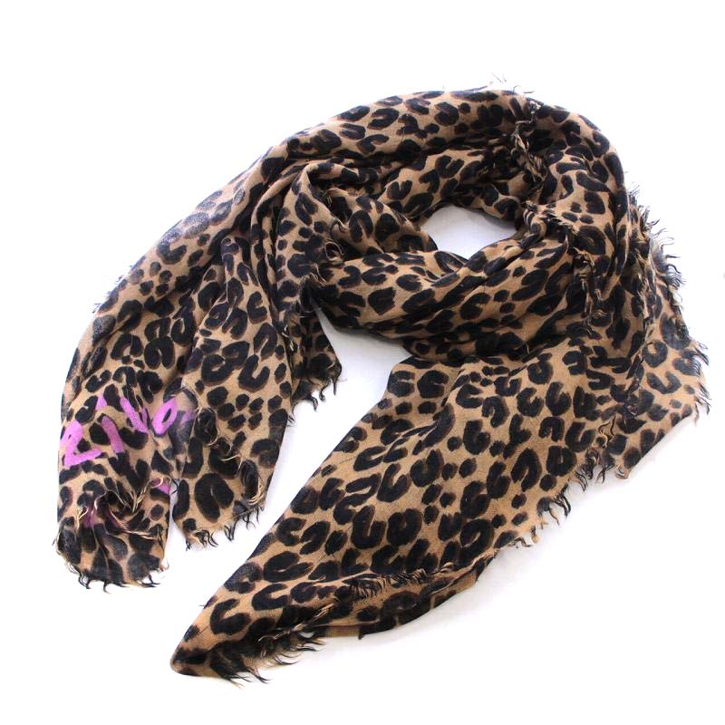 ルイヴィトン LOUIS VUITTON エトール レオパード ストール ヒョウ柄  