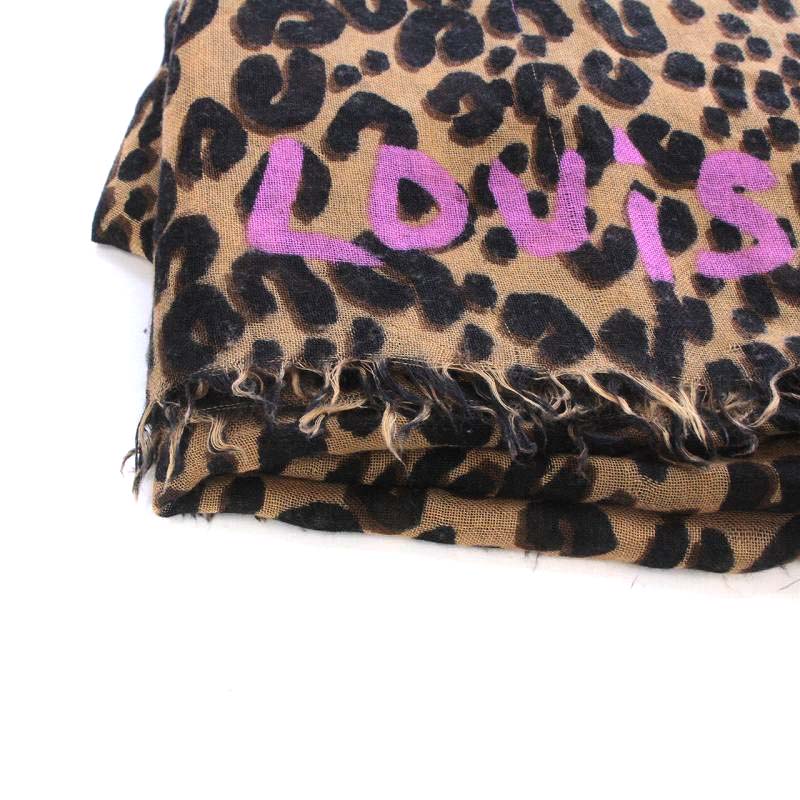 ルイヴィトン LOUIS VUITTON エトール レオパード ストール ヒョウ柄
