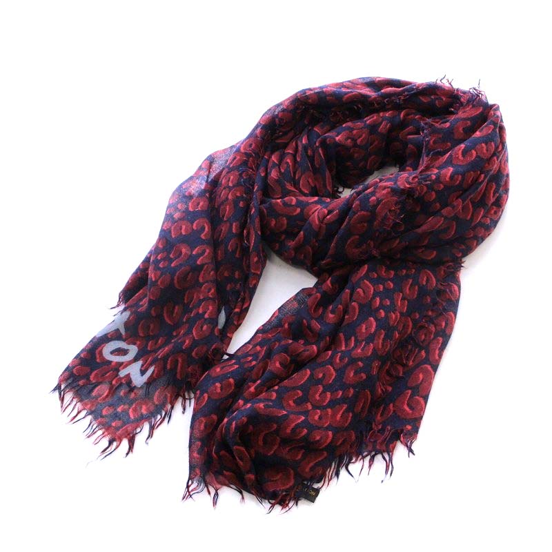 ルイ・ヴィトン LOUIS VUITTON ストール エトール ストール レオパード  