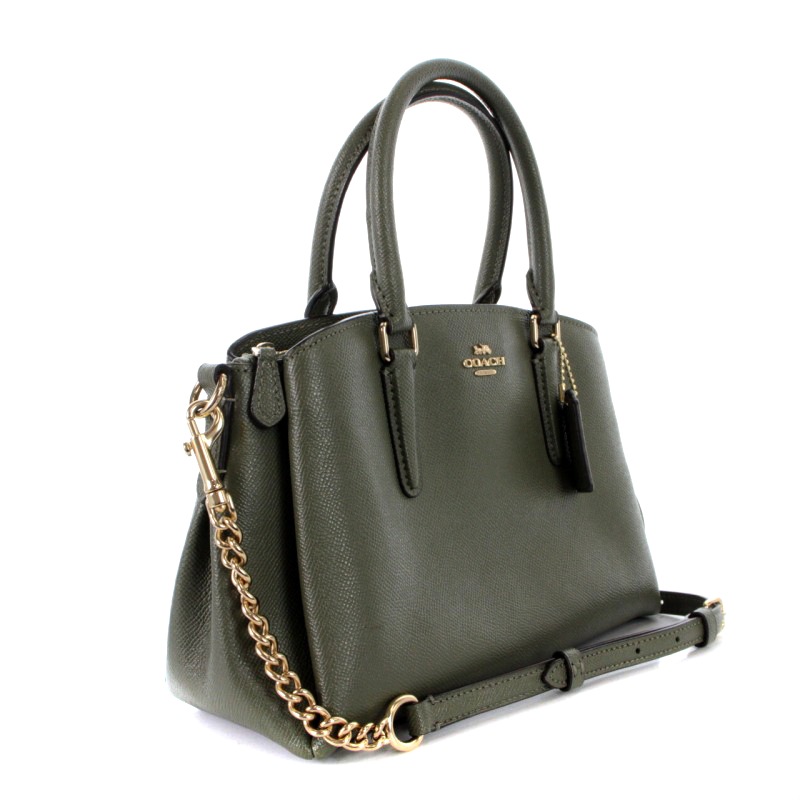 コーチ COACH ミニセージキャリーオール ハンドバッグ ショルダー  