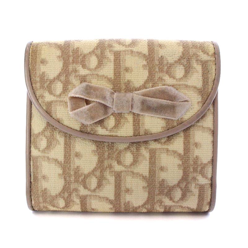 クリスチャンディオール Christian Dior トロッター 財布 二 