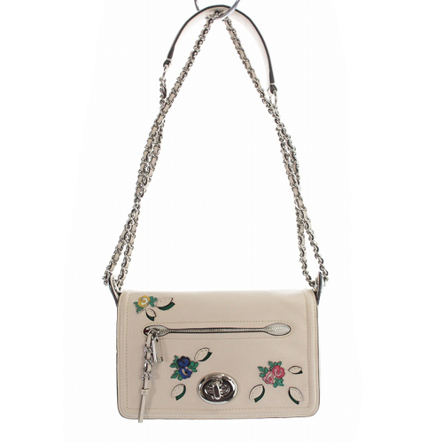 コーチ COACH ターンロック フラワー チェーン ショルダーバッグ  