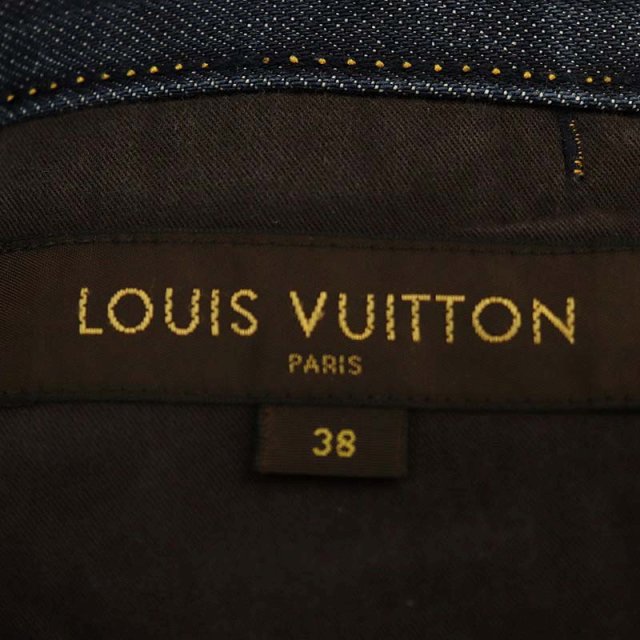ルイヴィトン LOUIS VUITTON モノグラム刺繍LVデニムパンツ ジーンズ