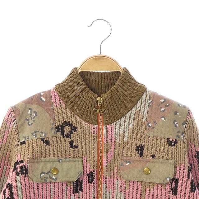 ディーゼル DIESEL ニットジャケット ブルゾン ジップアップ