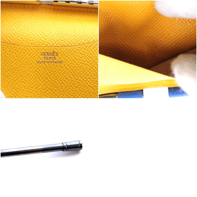 HERMES PARIS MADE IN FRANCE ちぢま レザー 手帳&ペン ！