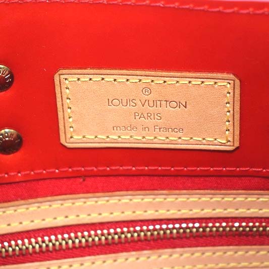 ルイヴィトン ヴェルニ ハンドバッグ リードPM　レッド系　エナメル ルイヴィトン LOUIS VUITTON モノグラム ヴェルニ リードPM