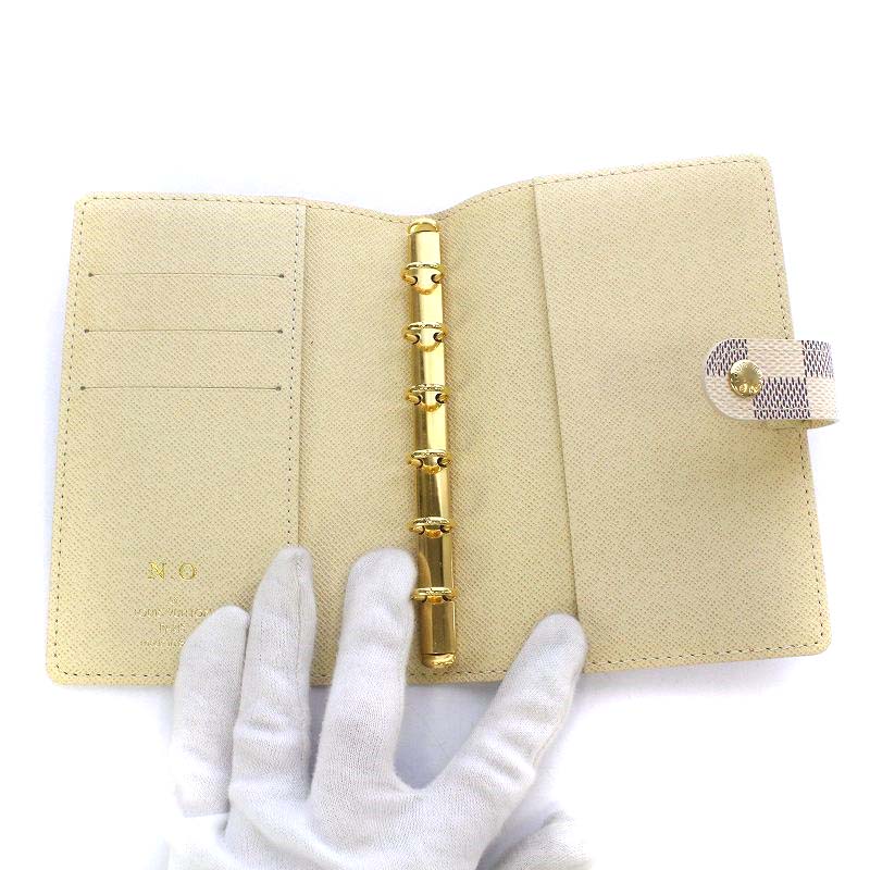 ルイヴィトン ダミエ アズール アジェンダ 手帳カバー スケジュール帳