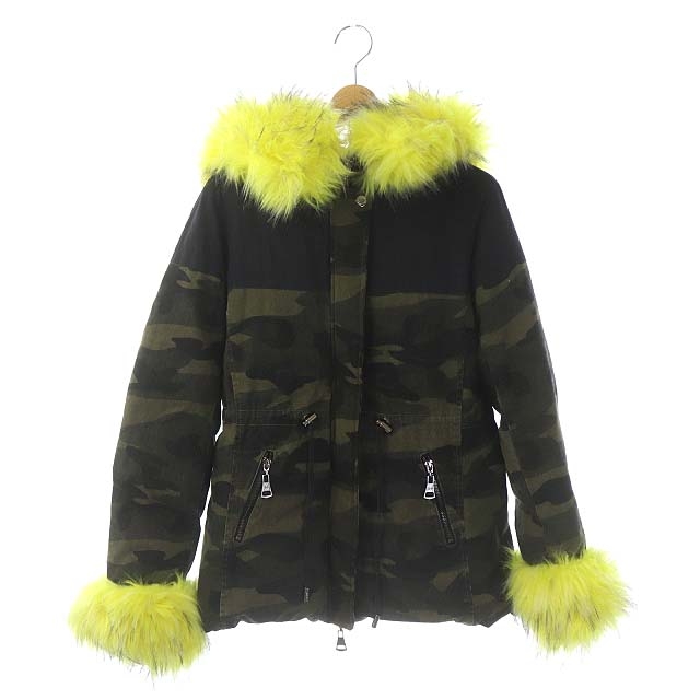 Radyのファー付き黒モッズコート 新品タグ付 シェリミー プードル