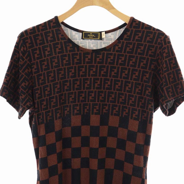 フェンディ FENDI Tシャツ カットソー クルーネック 半袖 オールド 