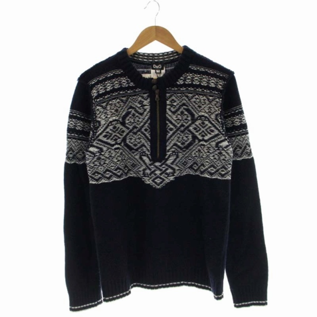 未使用品 ドルチェ&ガッバーナ ドルガバ DOLCE&GABBANA ハーフジップ 
