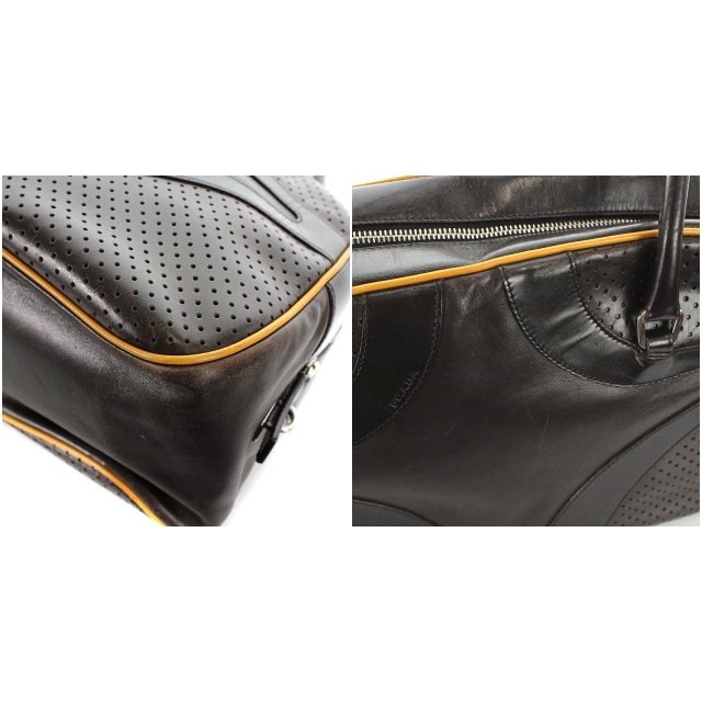PRADA 2000SS プラダボーリングバッグミニボストンレザー 茶色 PRADA Mini Boston Bag Boston Bag Leather Brown Women's Used
