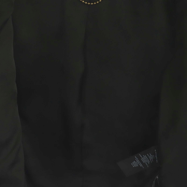 コーチ COACH テーラードレザージャケット ノーカラー ジップアップ 4  