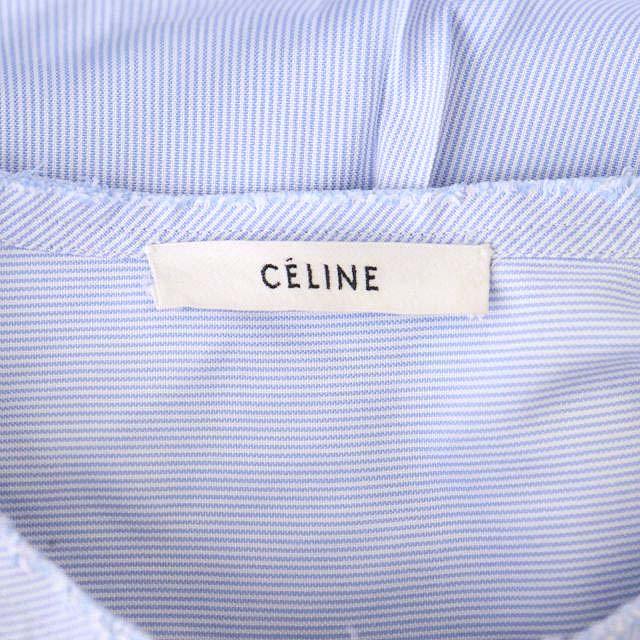 セリーヌ CELINE フィービーファイロ ストライプ タキシード シャツ 