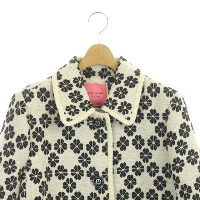 未使用品 ケイトスペード KATE SPADE ツイードコート ステンカラー  