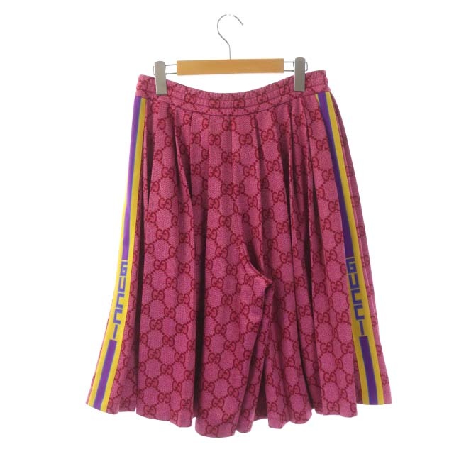 グッチ GUCCI GGテクニカル プリーツ ジャージ キュロット ハーフ 