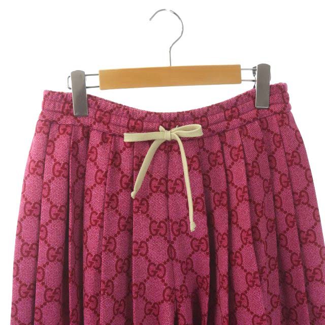 グッチ GUCCI GGテクニカル プリーツ ジャージ キュロット ハーフ 
