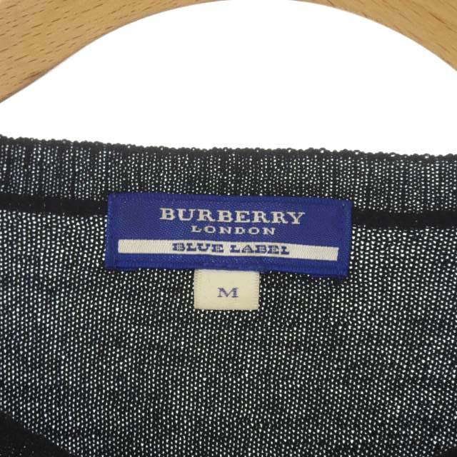 BURBERRY BLUE LABEL 2万円 カーディガン　黒 中古・古着通販】BURBERRY BLUE LABEL (バーバリーロンドン