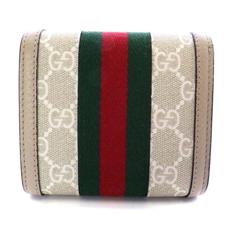 グッチ GUCCI オフィディア GGカードケース ウォレット 財布 二つ折り  
