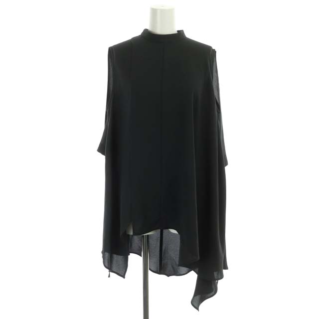 エンフォルド ENFOLD PEジョーゼット アシンメタックTANK TOP