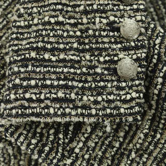 シャネル CHANEL ココマークボタン ダブル ツイードジャケット  