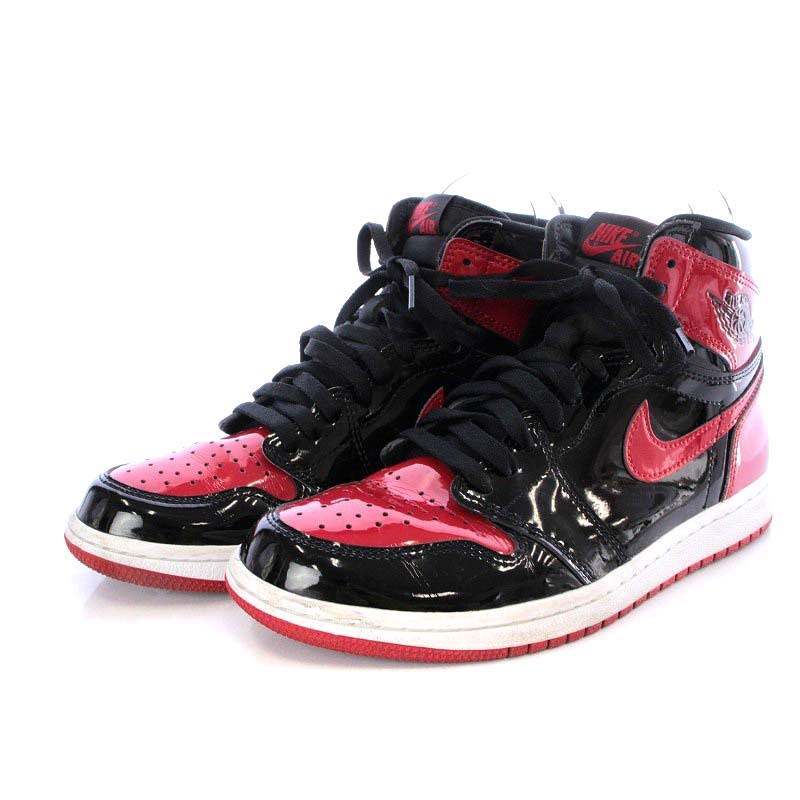 ナイキ NIKE Air Jordan 1 High OG Patent Bred エアジョーダン1 ハイ  