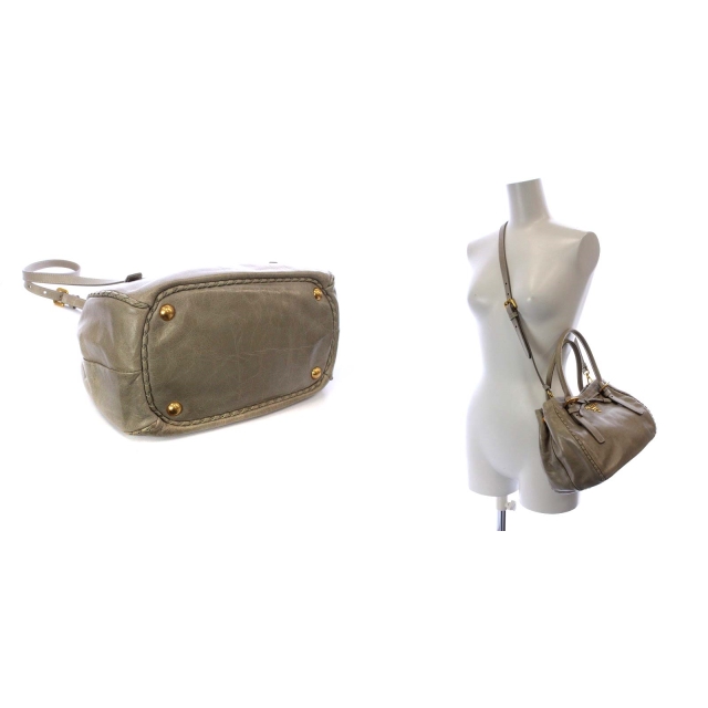 プラダ PRADA ハンドバッグ ショルダーバッグ 2way レザー プラダ PRADA ハンドバッグ ショルダーバッグ 2way レザー