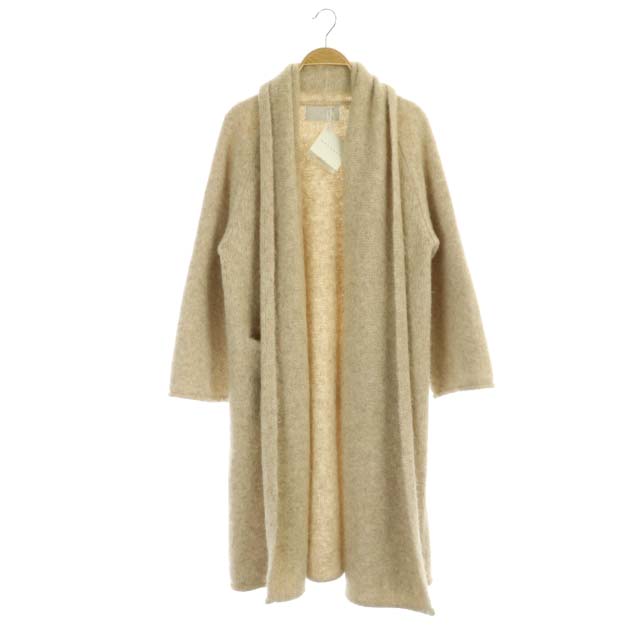 ワランス WALANCE Undyed alpaca cotton knit coat ニットコート 